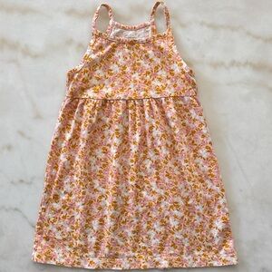 Carter's pink and peach floral babydoll dress Size 4 years